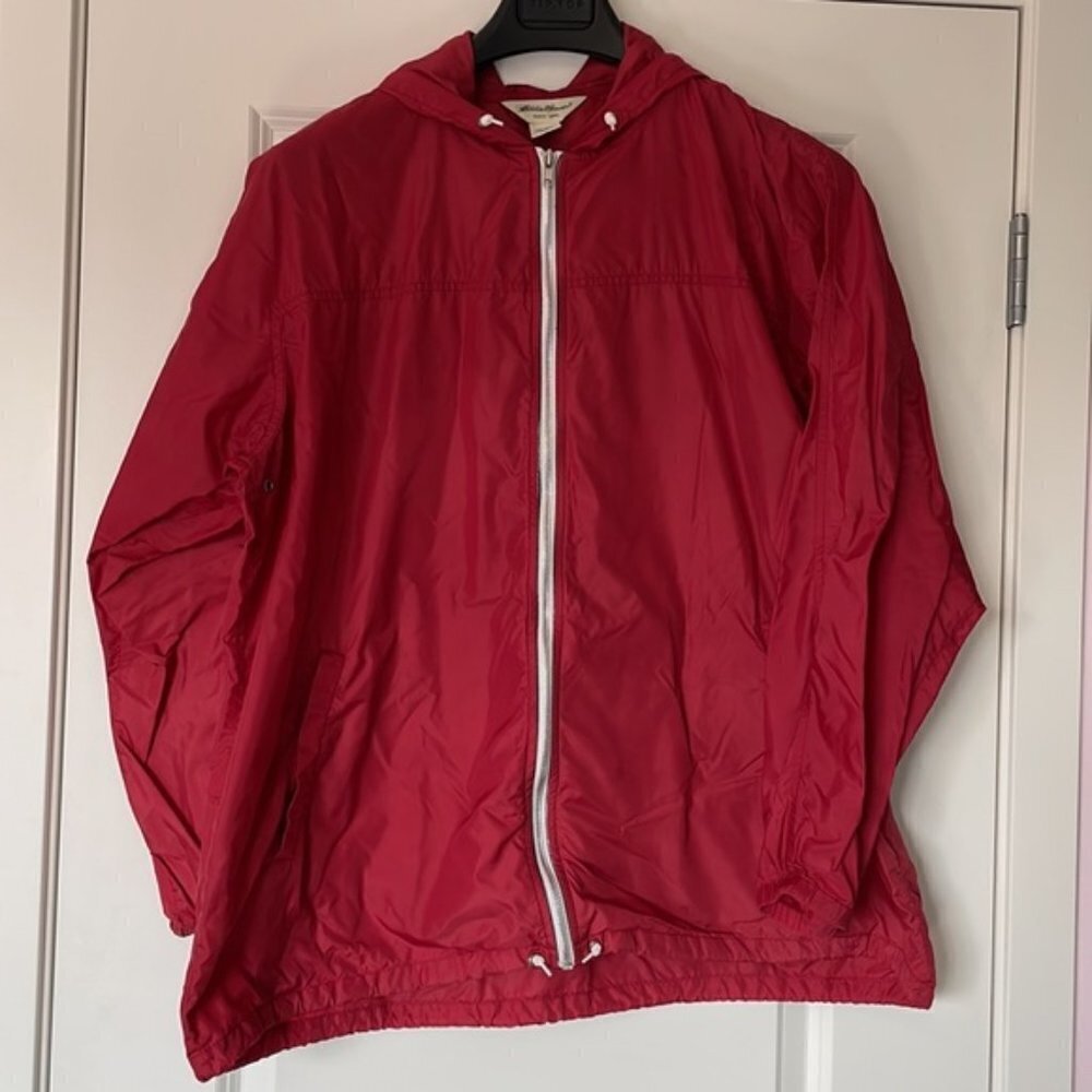 VGC Eddie Bauer Red Nylon Shell - Size XXL